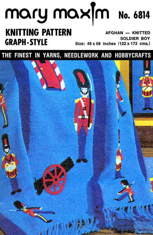Soldier Boy Afghan Pattern - Knit