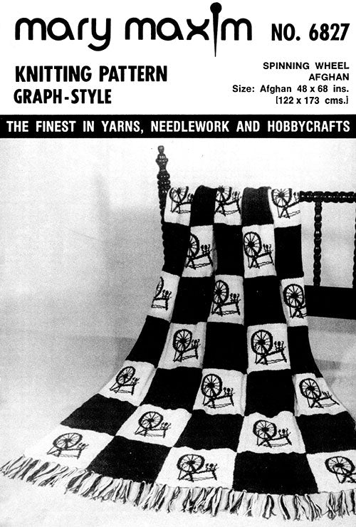 Spinning Wheel Afghan Pattern
