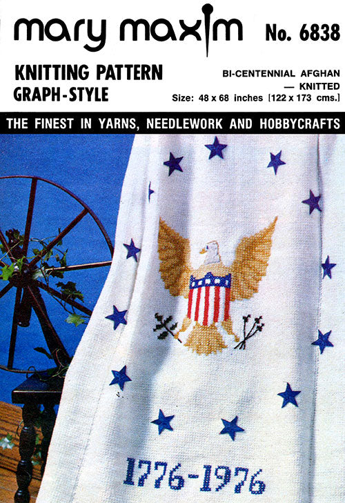 Bicentennial Afghan Knit Pattern