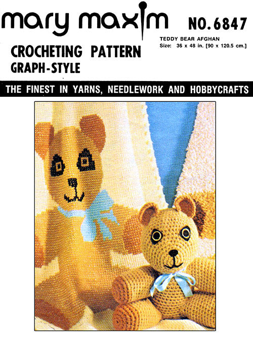 Teddy Bear Afghan Pattern