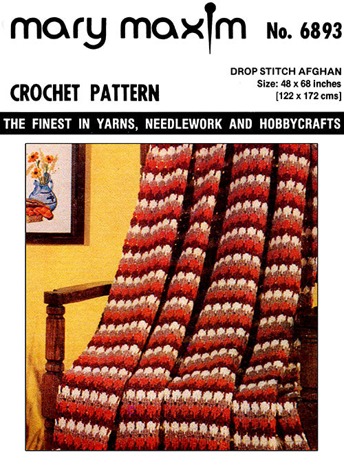 Drop Stitch Afghan Pattern