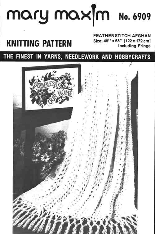 Feather Stitch Afghan Pattern
