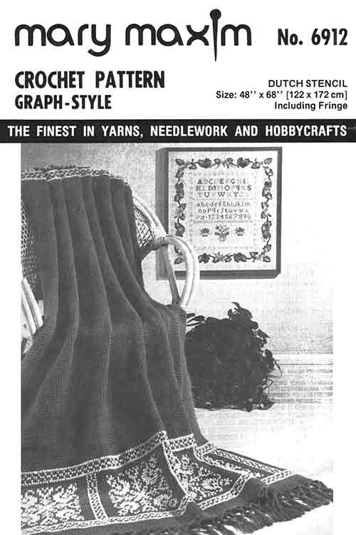 Dutch Stencil Afghan Pattern