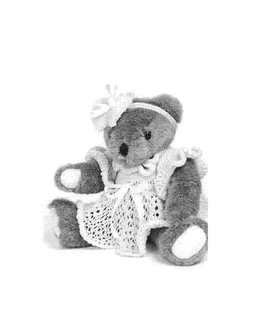 Patrón de vestido de osita Hannah