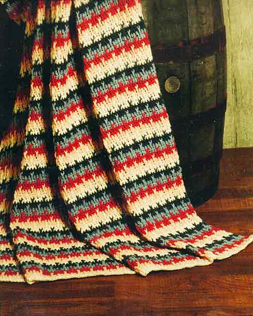 Flame Stitch Afghan Pattern