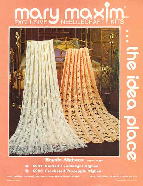 Crocheted Pineapple Afghan Pattern