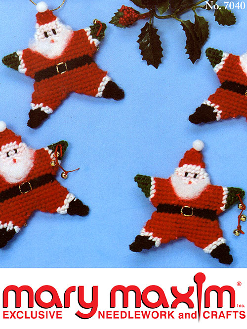 Star Santa Ornaments Pattern