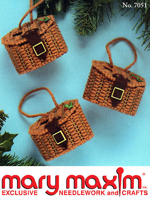 Fishing Creel Ornaments Pattern