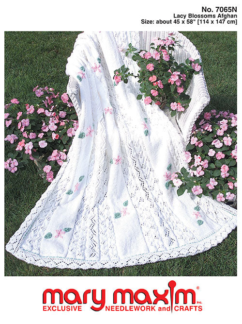 Lacy Blossoms Afghan Pattern