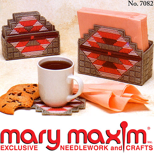 Southwest Coasters and Napkin Holder Pattern