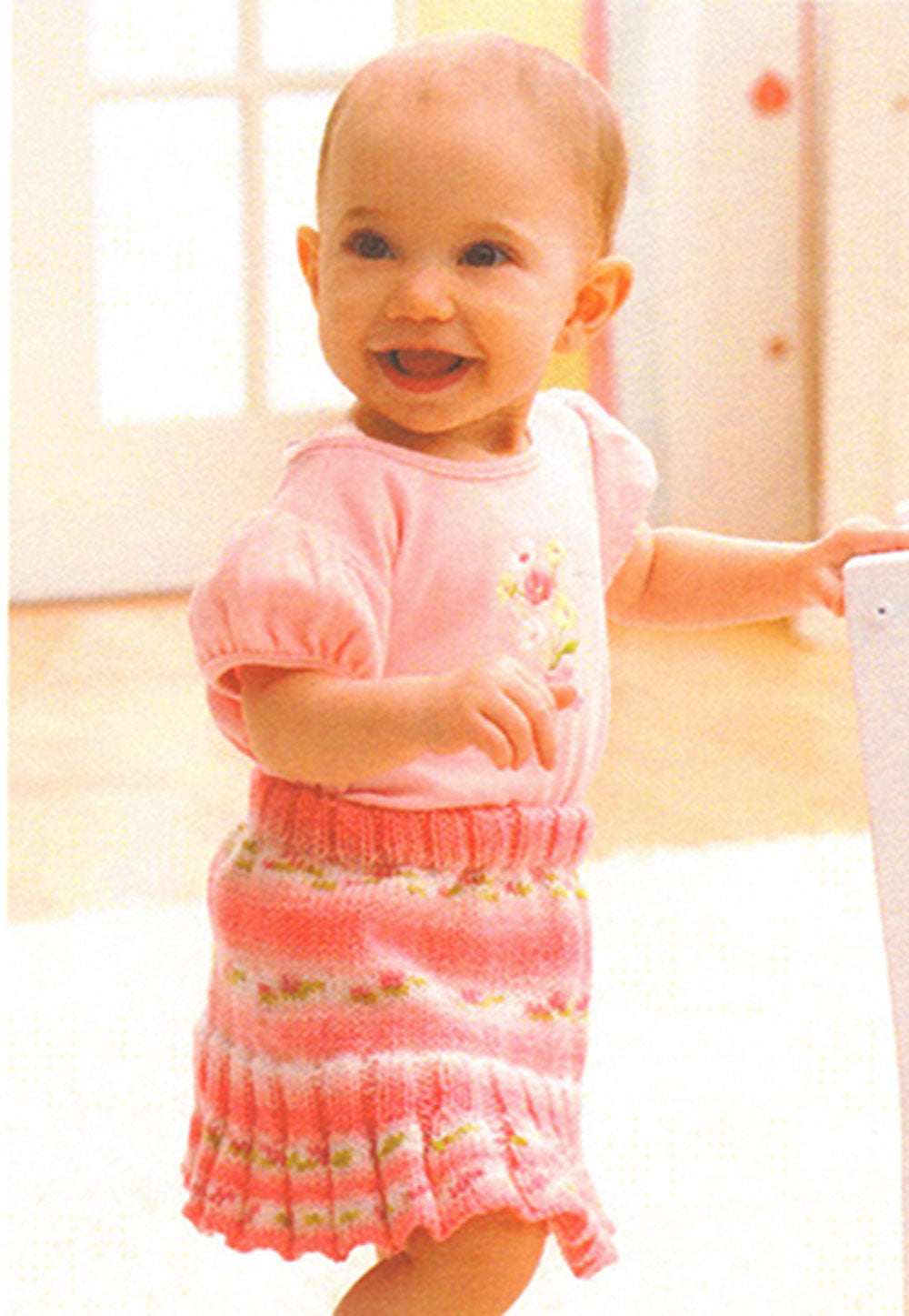 Patrón de falda floral