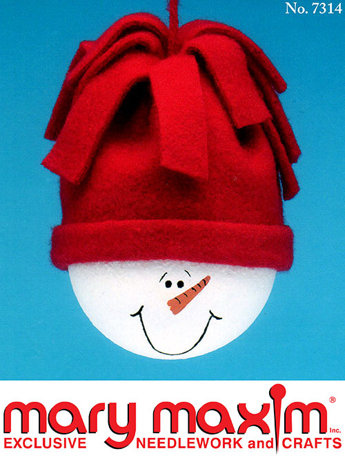 Patrón de adornos de bolas de nieve