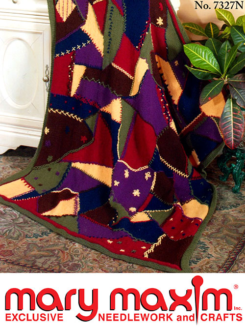 Crazy Quilt Afghan Pattern