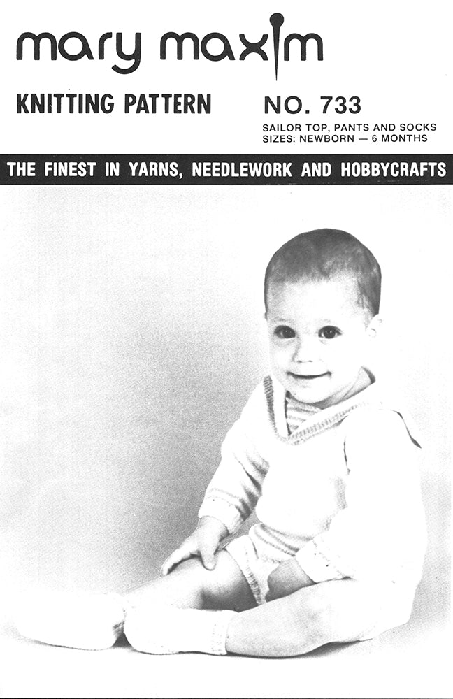 Sailor Top, Pants & Socks Pattern