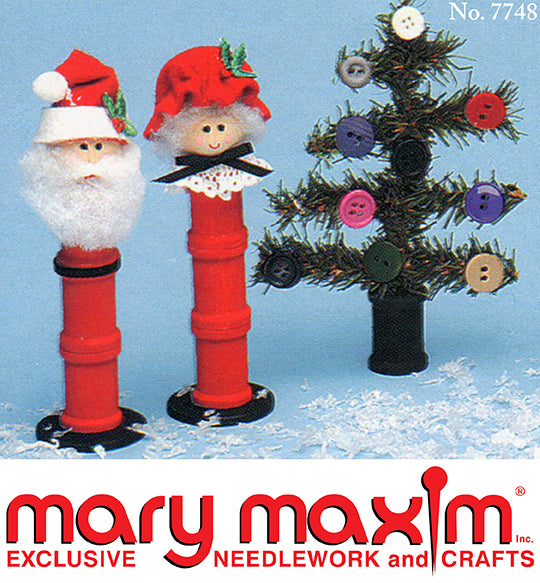 Papá Noel, señora Clause y patrón de árbol