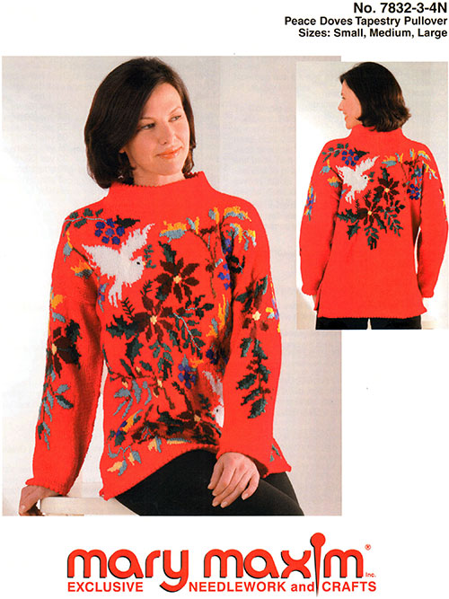 Peace Doves Tapestry Pullover Pattern