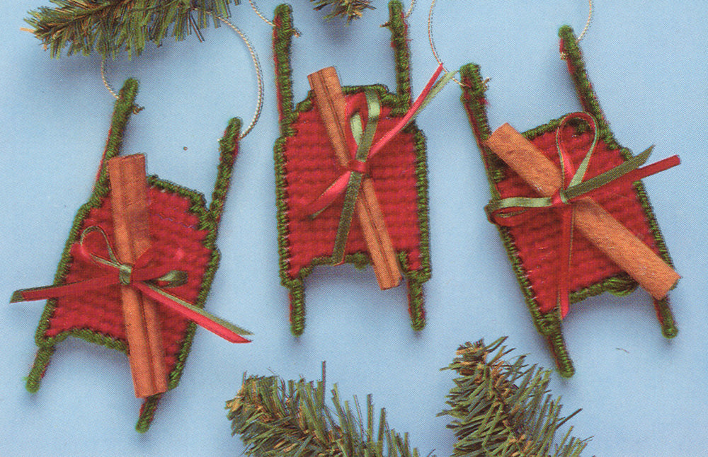 Sled Ornaments Pattern