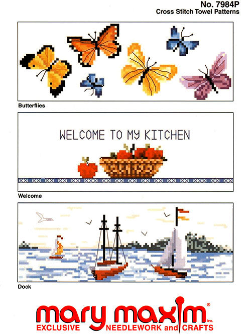 Patrones De Toallas En Punto De Cruz