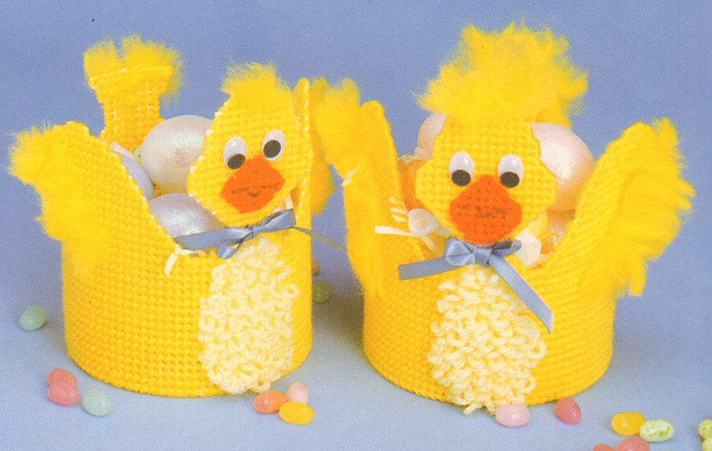 Patrón de cestas de patito