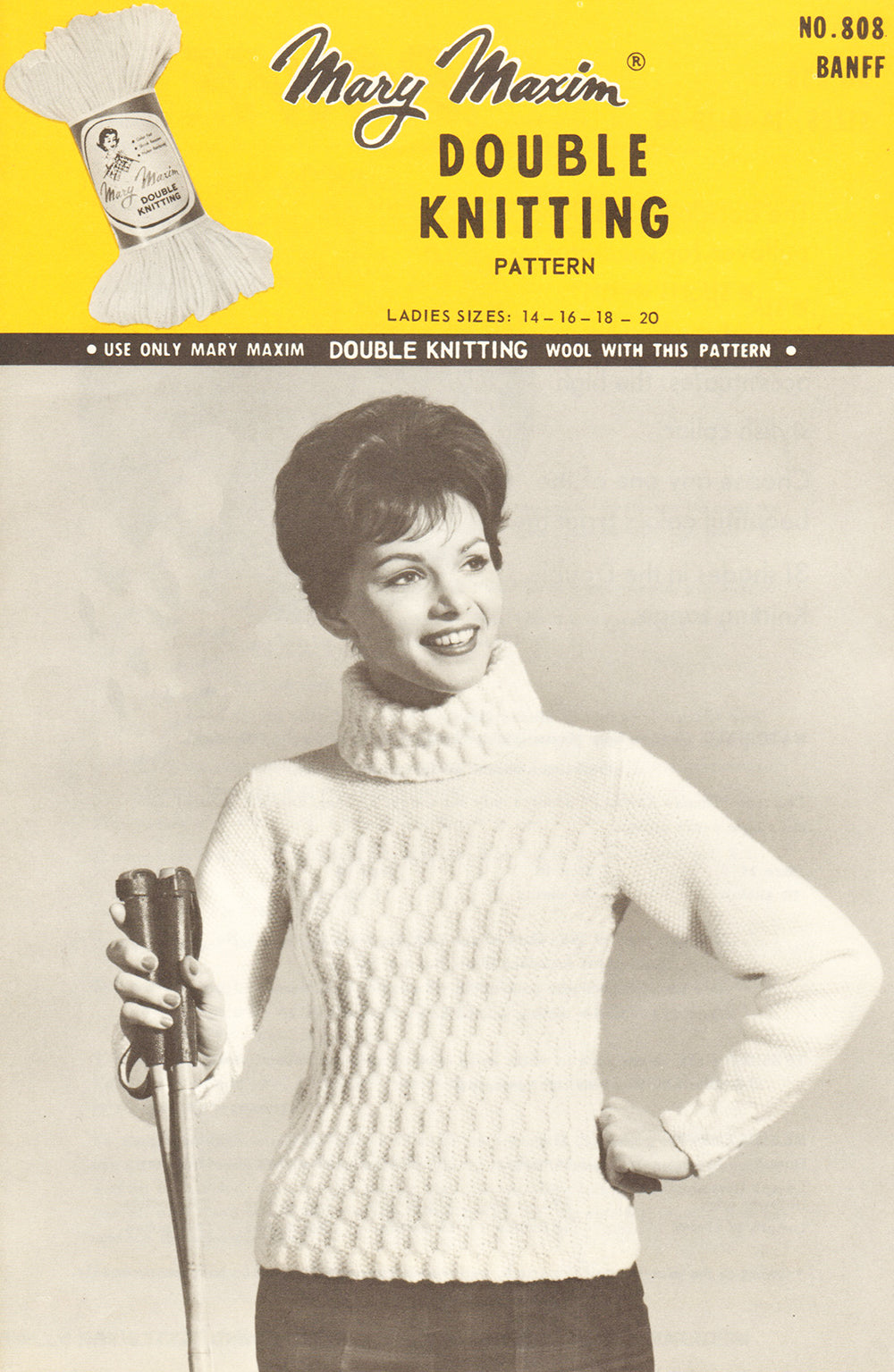 Patrón de suéter Banff