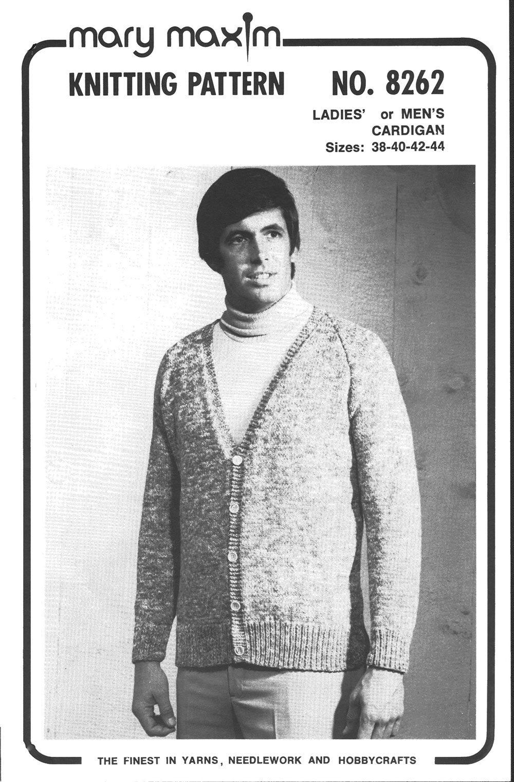 Ladies' Or Men's V-Neck Cardigan Pattern