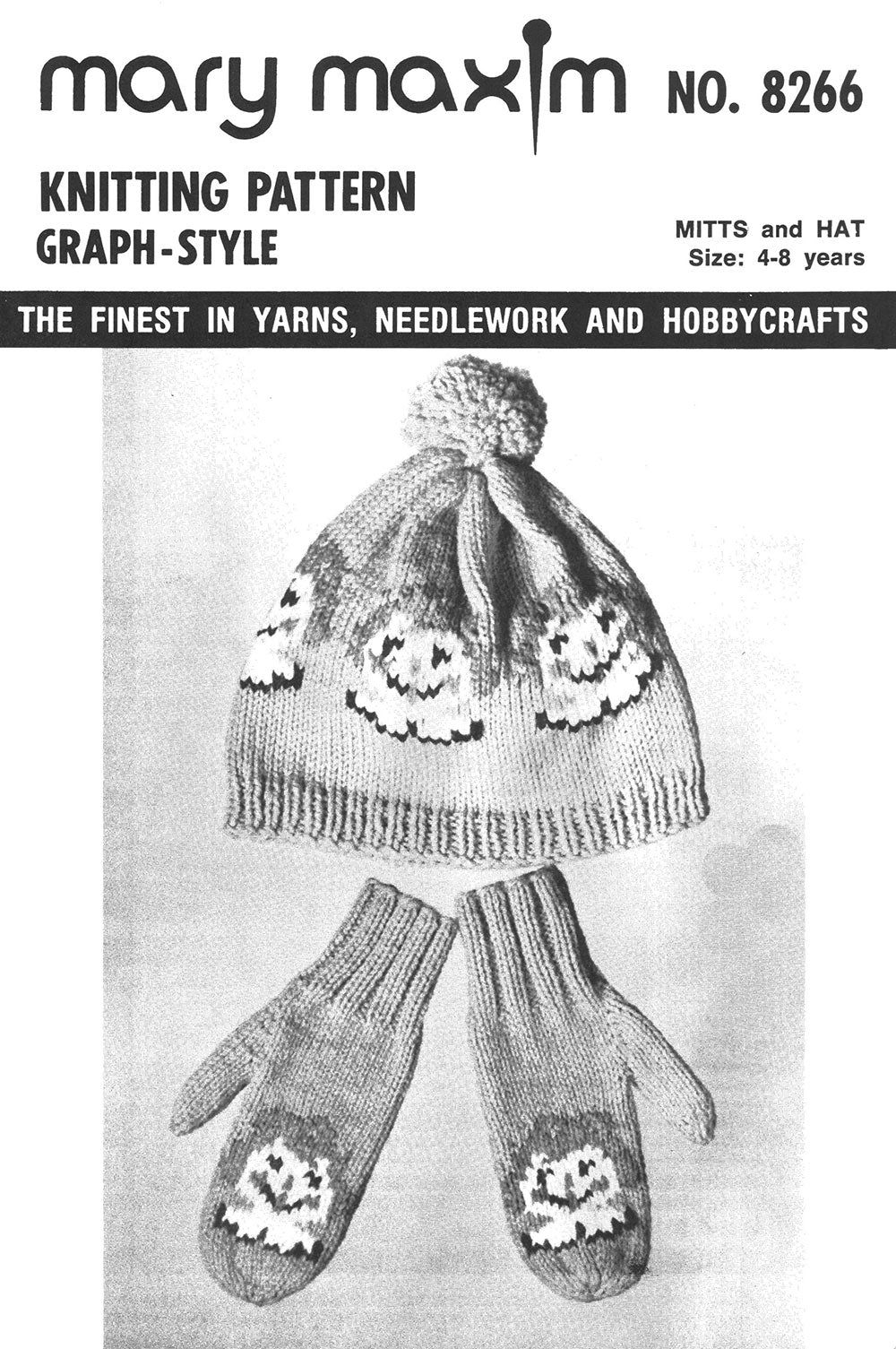 Girl or Boy Ragg Doll Mitts & Hat Pattern