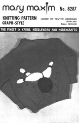 Ladies' or Youth's Bowling Cardigan Pattern