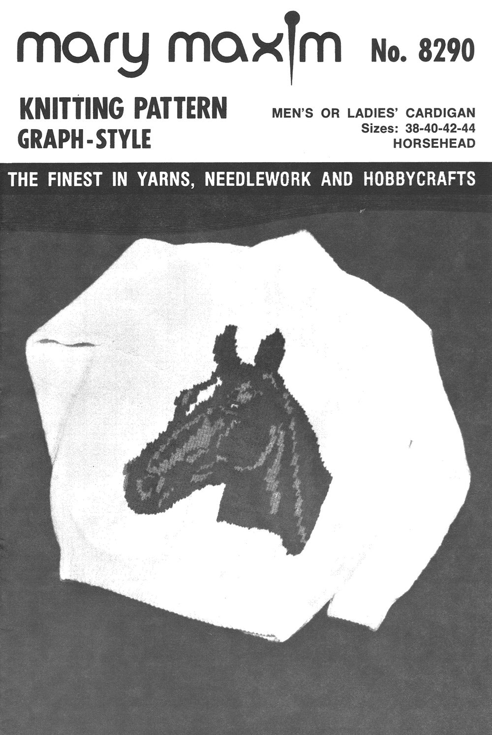 Cardigan Homme ou Femme - Motif Tête de Cheval