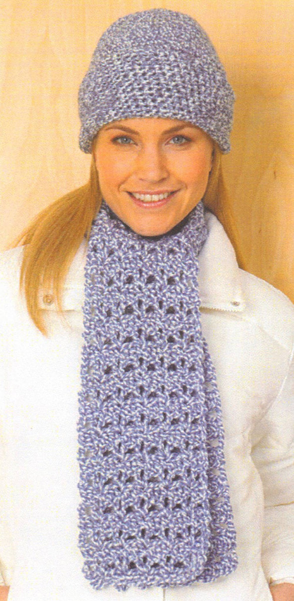 Hat & Scarf Set Pattern – Mary Maxim display picture 3
