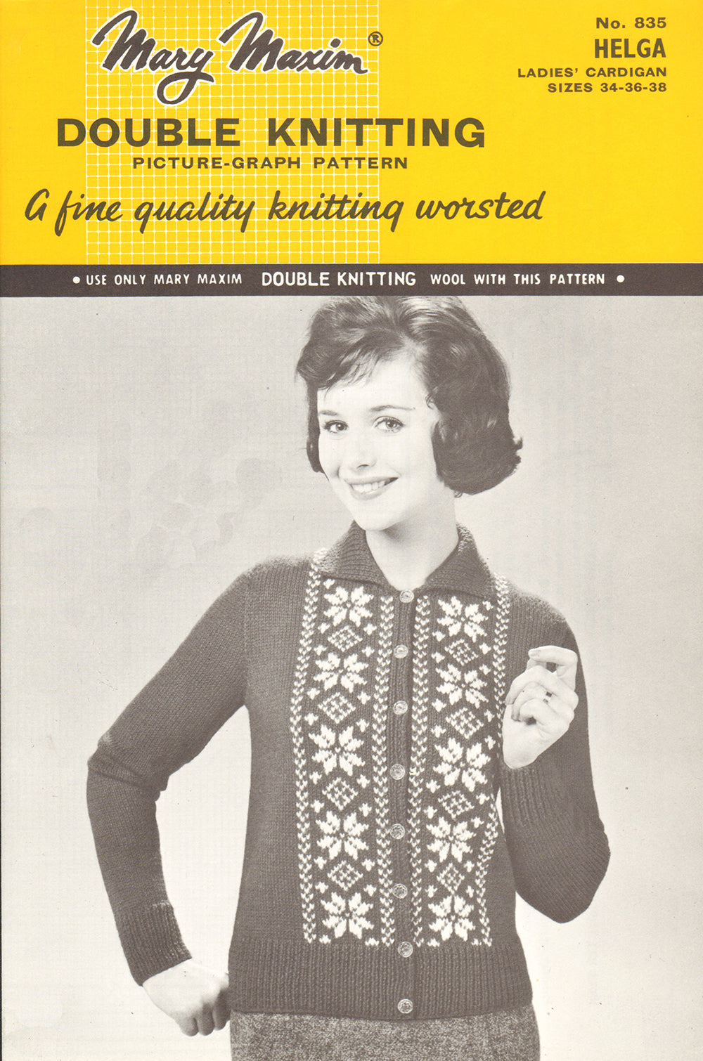 Patrón de cárdigan Helga