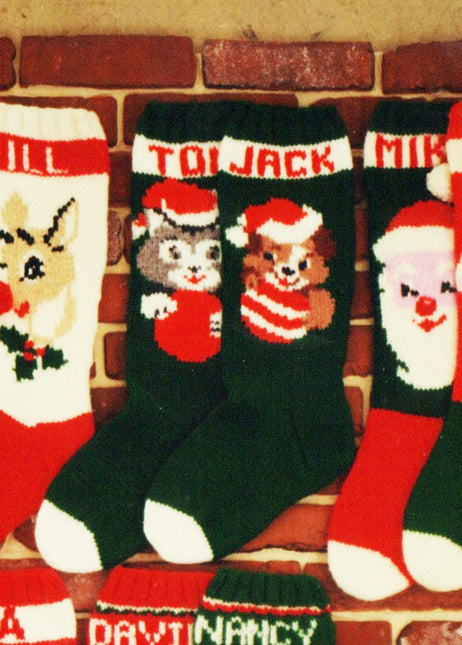 Puppy And Kitty Stockings Pattern
