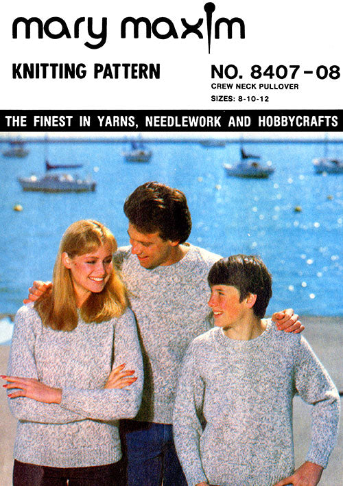Child's Crew Neck Pullover Pattern