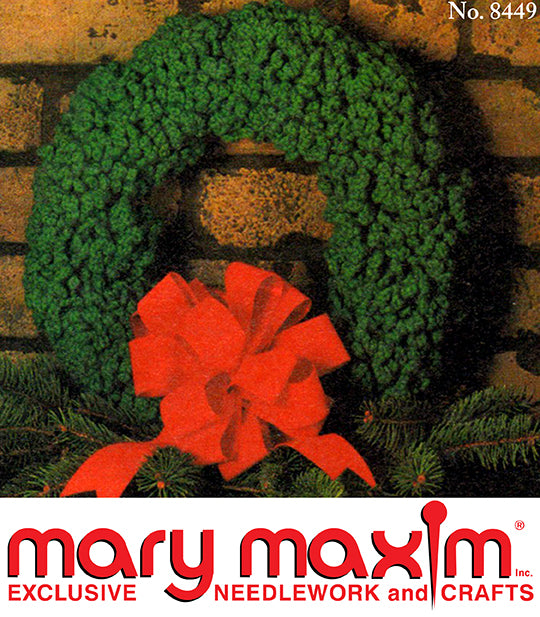 Christmas Wreath Pattern Mary Maxim