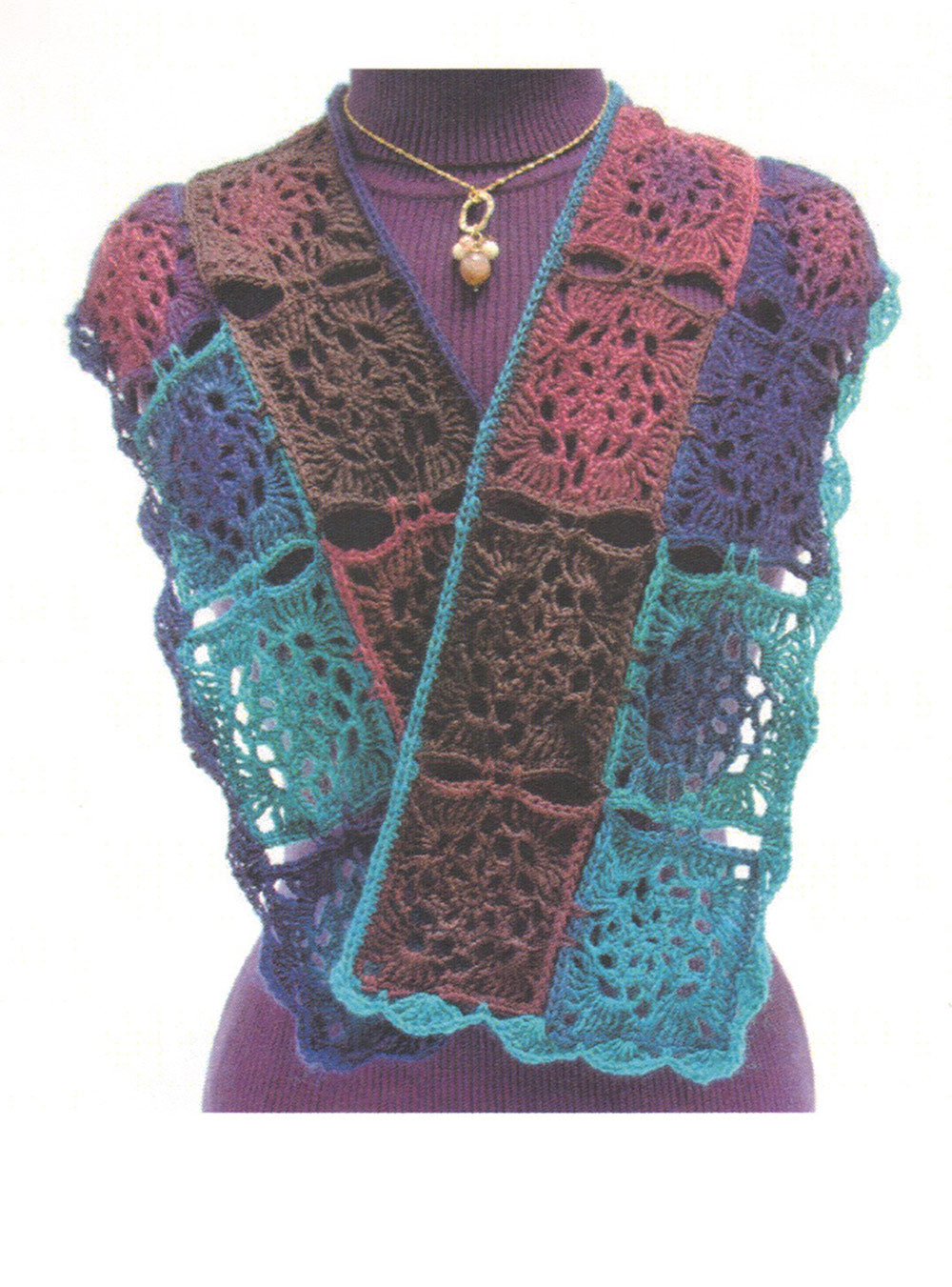 Patrón de envoltura de cuello