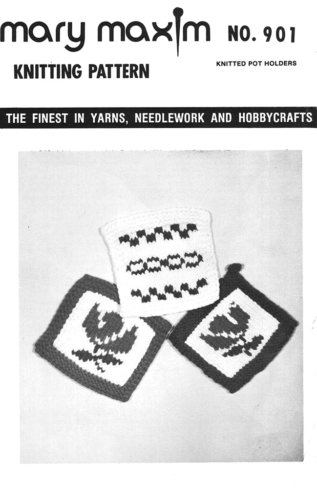Knitted Pot Holder Pattern