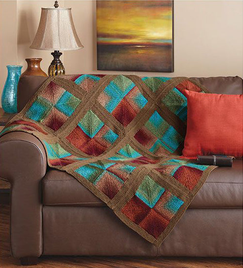 Modèle de jeté coloré et confortable gratuit