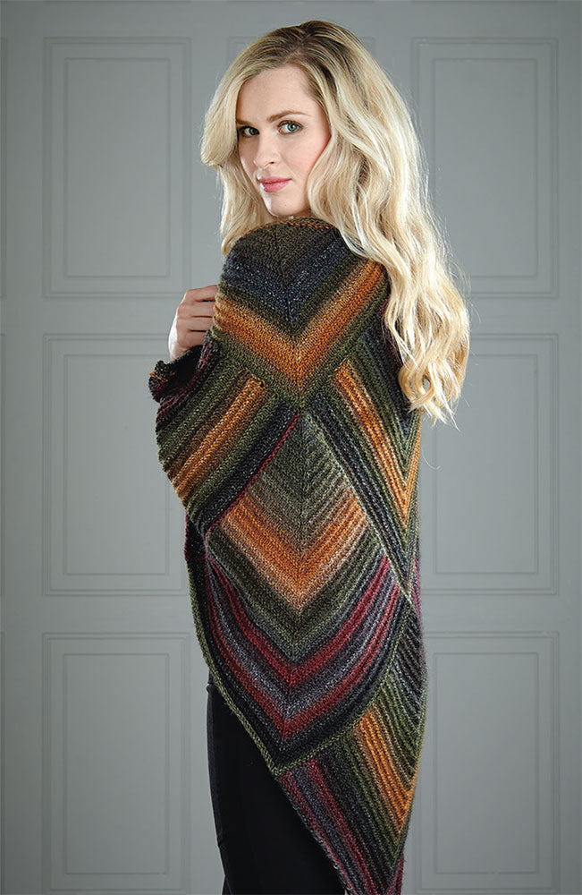 Patrón de envoltura de azulejos pintados