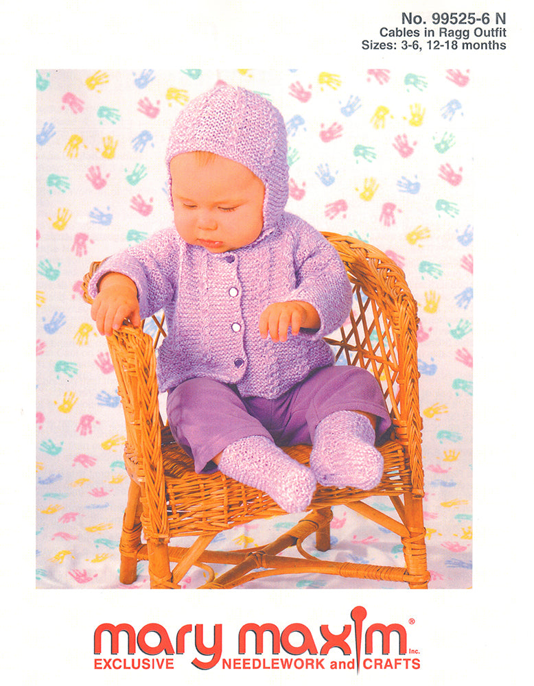 Cables en patrón de traje Ragg