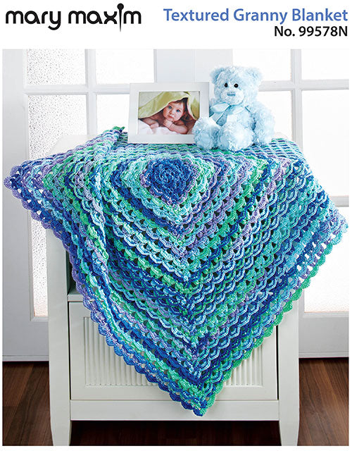 Textured Granny Blanket - Pattern Only