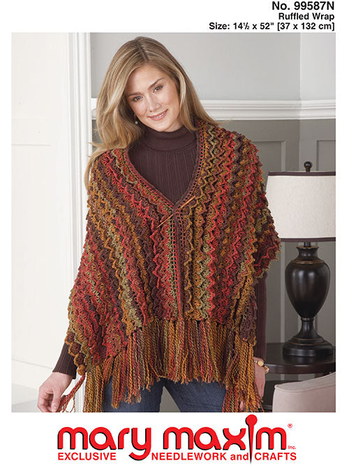 Patrón envolvente con volantes