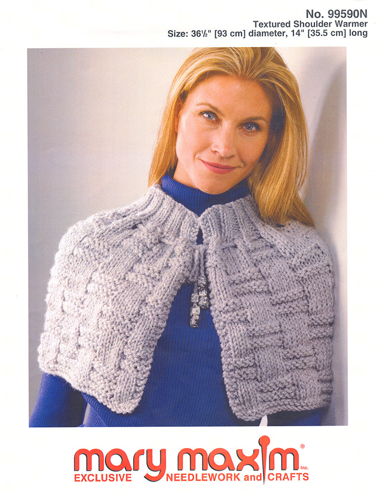 Textured Shoulder Warmer Pattern