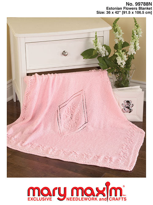 Estonian Flowers Blanket Pattern