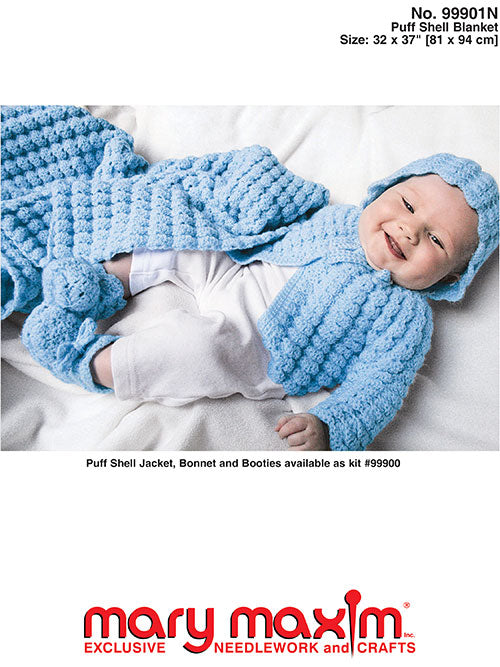 Puff Shell Blanket Pattern