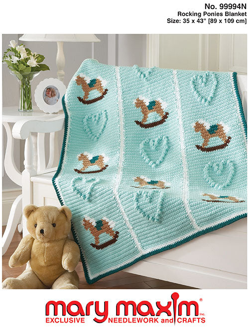 Rocking Ponies Blanket Pattern