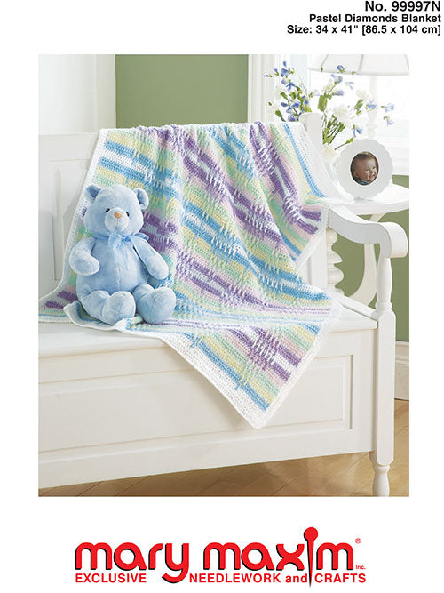 Pastel Diamonds Blanket Pattern