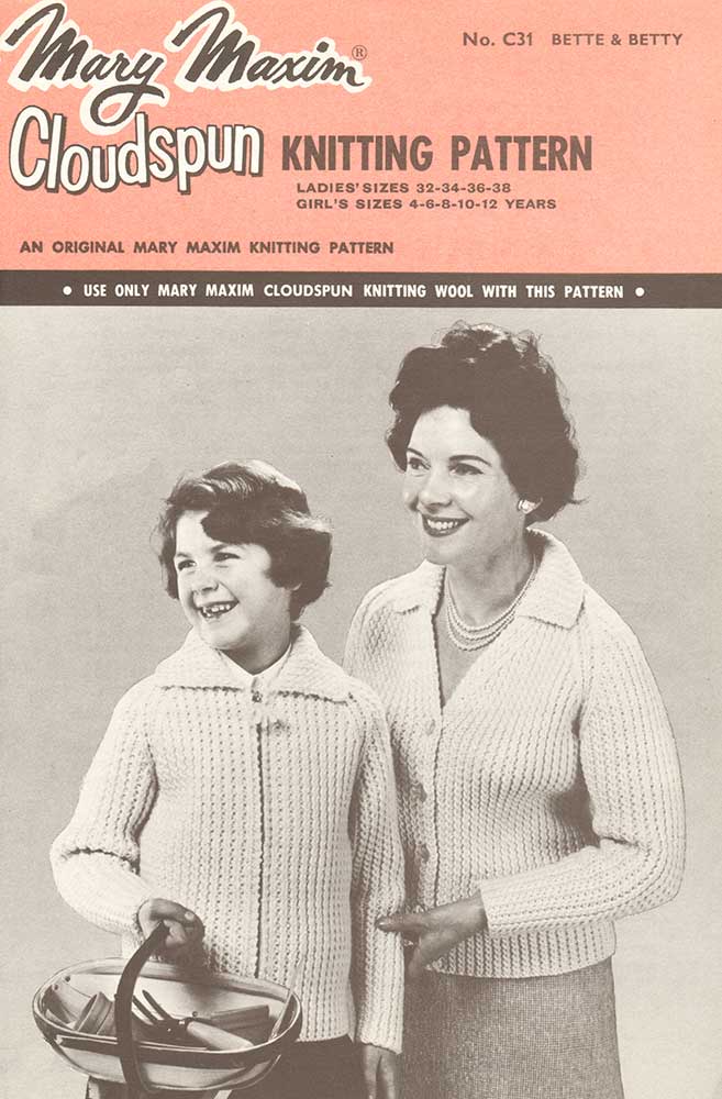 Bette & Betty Cardigan Pattern