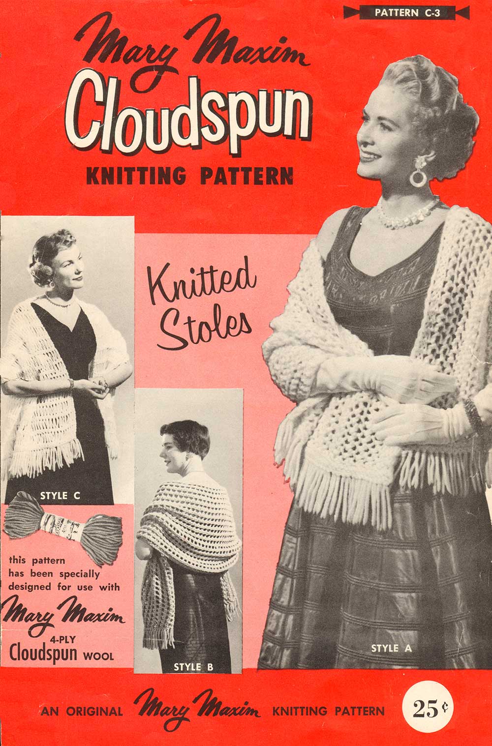 Modèle d'étoles tricotées