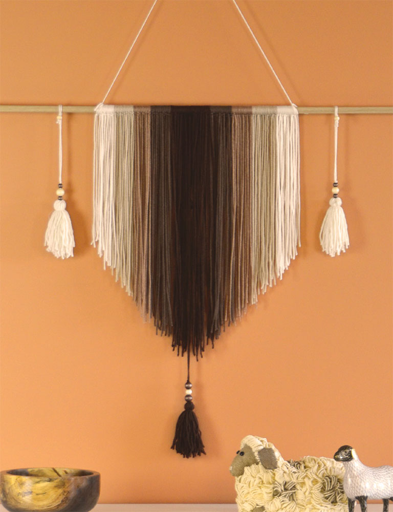 Patrón gratuito para colgar en la pared