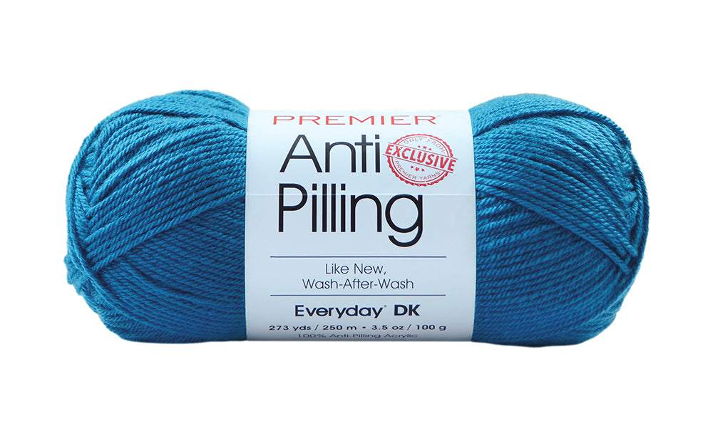 New Patterns & Supplies - Premier Anti-Pilling Everyday Worsted Yarn 3 oz  1/pkg