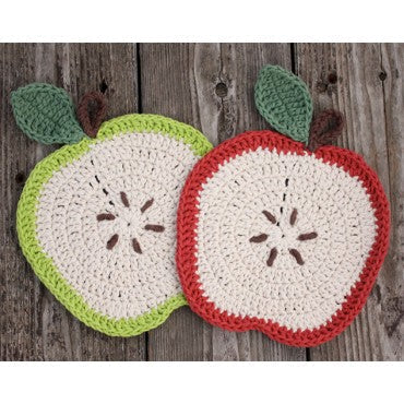 Free Pattern: Apple A Day Dishcloth